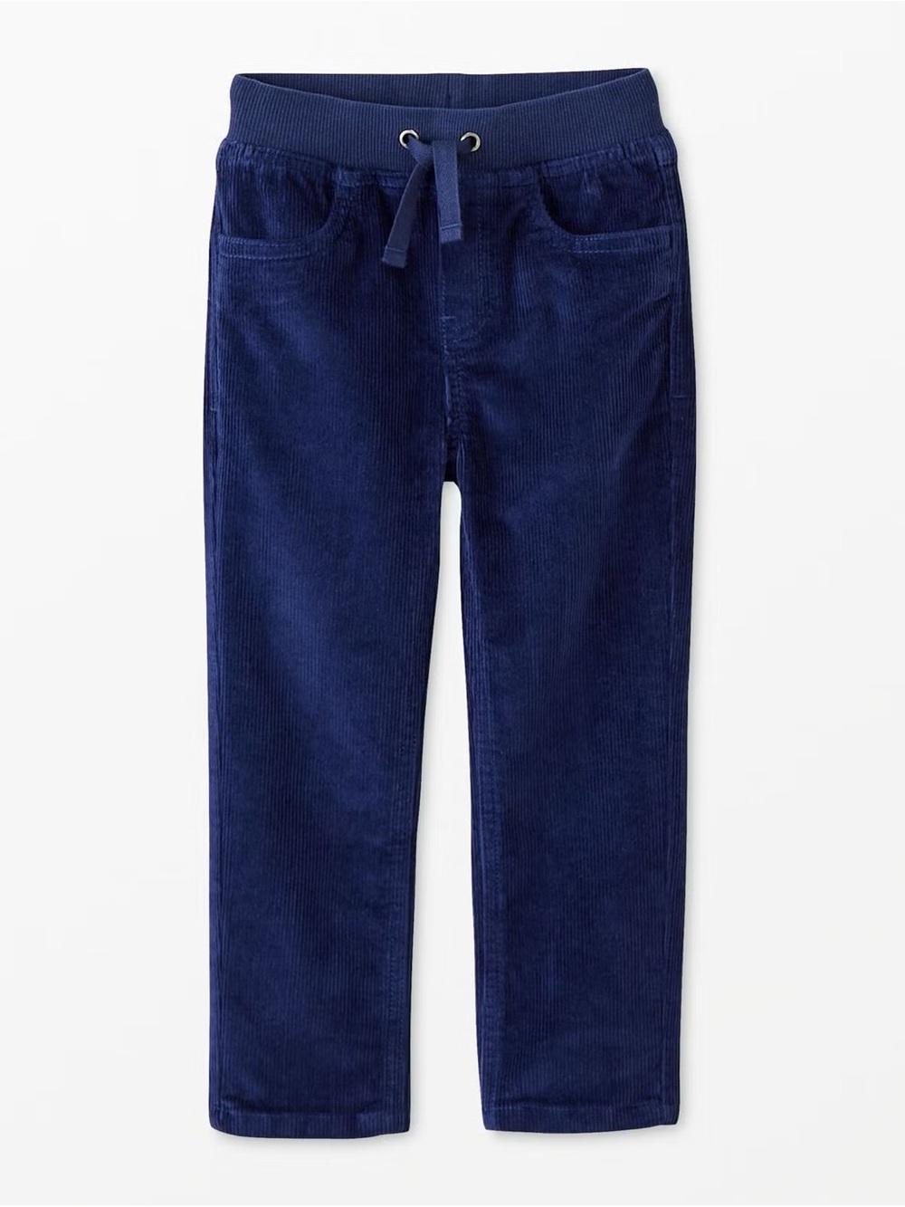 👖Hanna Andersson Corduroy Pull-On Slim Fit Pants - Navy
